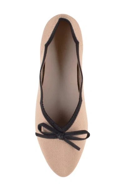 Tahari Women's Tortuga Knit Slip-on Flats In Neutral