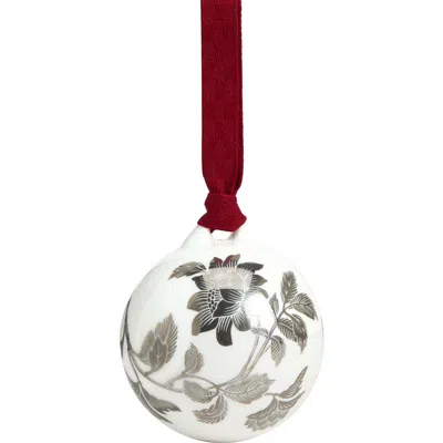 Wedgwood Fine Bone China Silver Tonquin No.1 Bauble In Multi