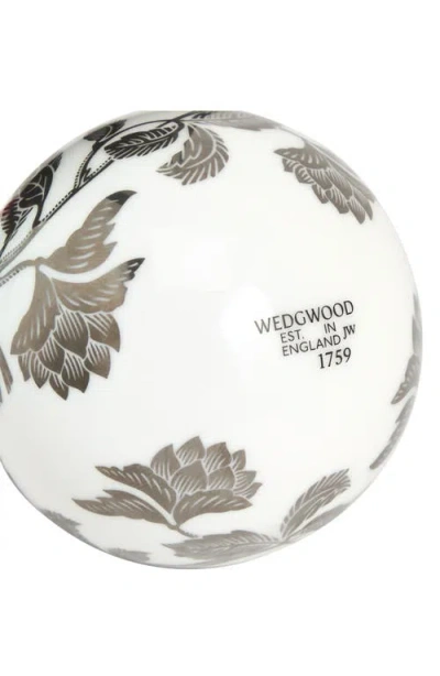 Wedgwood Fine Bone China Silver Tonquin No.1 Bauble In Multi