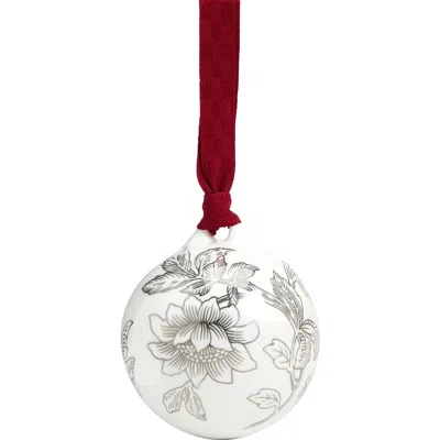 Wedgwood Fine Bone China Silver Tonquin No.2 Bauble In Multi
