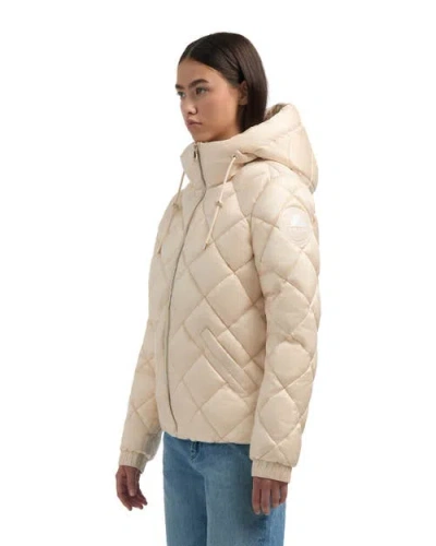 Pajar Skylynn Diamond Quilted Boxy Puffer Jacket In Gray