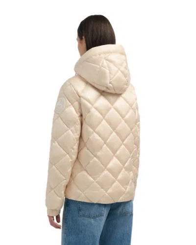 Pajar Skylynn Diamond Quilted Boxy Puffer Jacket In Gray