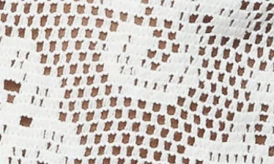 Edikted Sheer Crochet Strapless Cupped Top In White