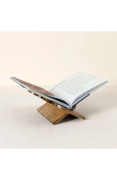 Uncommon Goods Bee Cookbook Stand In Brown