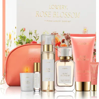 Lovery 7-pc. Rose Blossom Gift Set In White