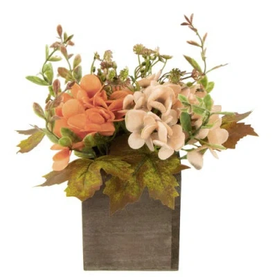 Northlight 10in X 8in Wooden Box Fall Thanksgiving Tabletop Decor In Multi