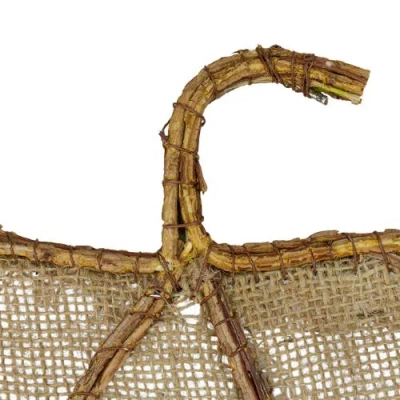 Northlight 19in Burlap And Vine Pumpkin Wall Decal In Brown