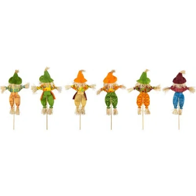 Northlight 24in Fall Scarecrow Picks Thanksgiving Yard Art In Multi