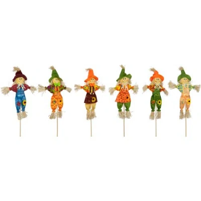 Northlight 24in Fall Scarecrow Picks Thanksgiving Yard Art In Multi