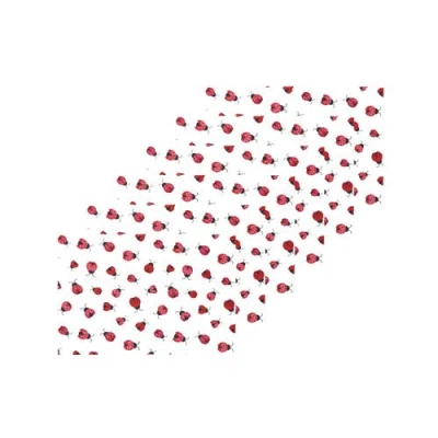C & F Home C&f Home Ladybug Pattern Spring Placemat, Set Of 6, 14" X 20" In Red