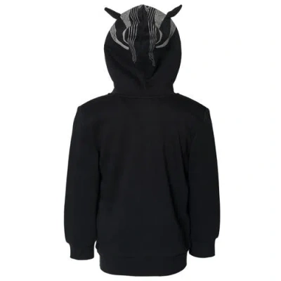 Marvel Avengers Black Panther Cosplay Pullover Hoodie In Black