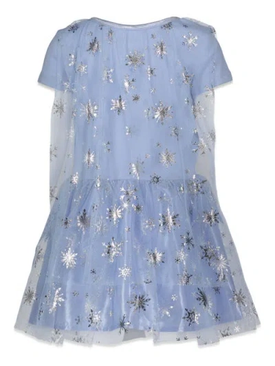 Disney Frozen Cosplay Short Sleeve Dress & Headband Set In Blue