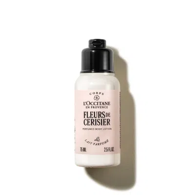 L'occitane - Fleurs De Cerisier Perfumed Body Lotion 2.5 Fl oz In Transparent