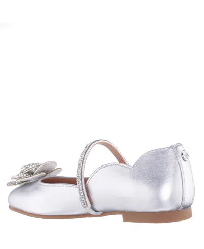 Nina Girls' Izzy Ballet Flats - Little Kid, Big Kid In Silver