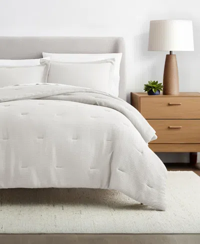 Ienjoy Home Cloud Weave Gauze 3-pc. Comforter Set, Twin/twin Xl In White