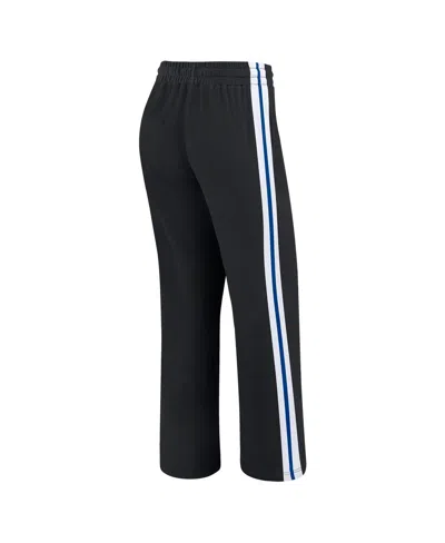 Wear By Erin Andrews Women's Black Washington Commanders Color-block Straight Leg Pants In Black