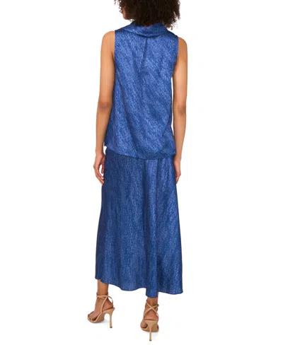 Vince Camuto Women's Sleeveless Cowl Neck Top In Purple