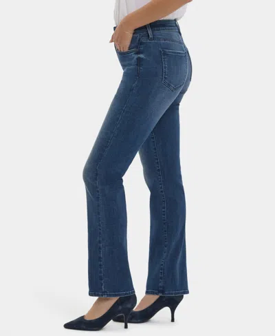 Nydj Women's High Rise Marilyn Straight Jeans In Blue