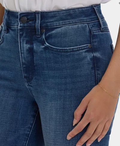 Nydj Women's High Rise Marilyn Straight Jeans In Blue