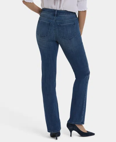 Nydj Women's High Rise Marilyn Straight Jeans In Blue