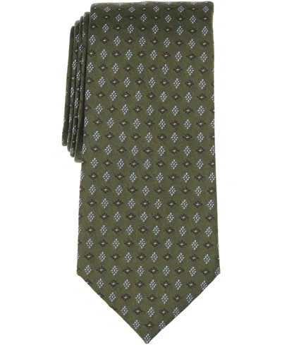Michael Kors Men's Pindot Neat Pattern Tie In Green