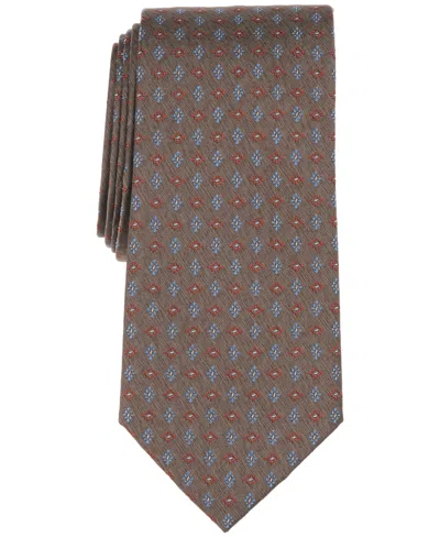 Michael Kors Men's Pindot Neat Pattern Tie In Brown