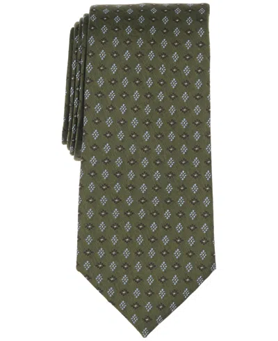 Michael Kors Men's Pindot Neat Pattern Tie In Green