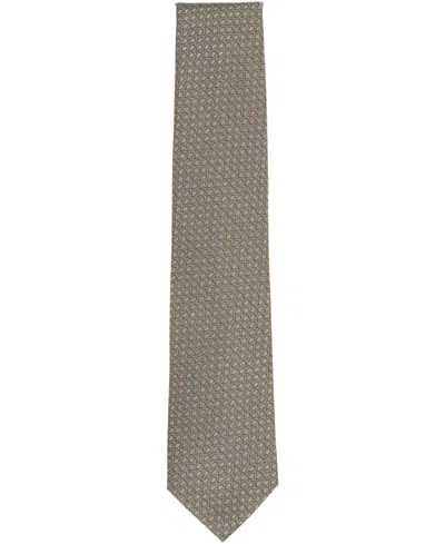 Michael Kors Men's Shone Geo-pattern Tie In Green