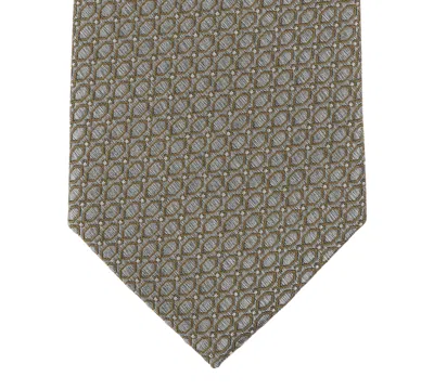 Michael Kors Men's Shone Geo-pattern Tie In Green