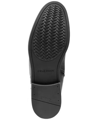 Cole Haan Clover Stretch Leather Boot In Black