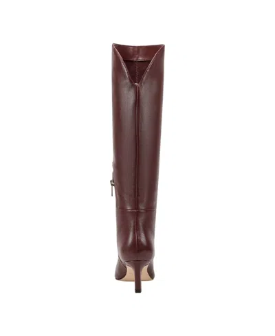 Marc Fisher Ltd Esmee Pointed Toe Knee High Boot In Burgundy