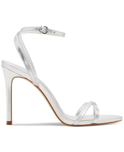 Steve Madden Women's Jypsey Strappy High-heel Dress Sandals In Silver