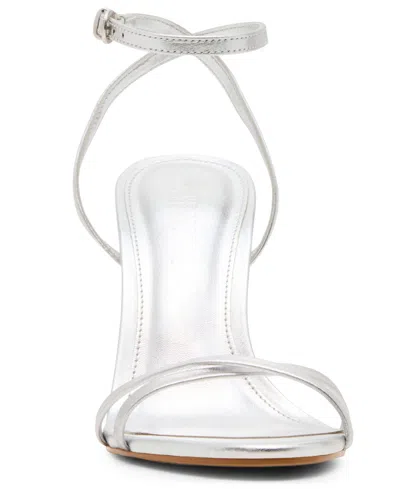 Steve Madden Women's Jypsey Strappy High-heel Dress Sandals In Silver