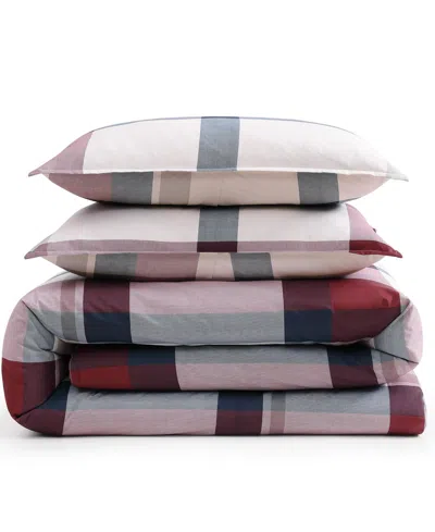Tommy Hilfiger Prospect Park Plaid Cotton 3-pc. Comforter Set, King In Multi