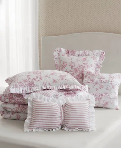 Madison Park Essentials Adele Reversible 5-pc. Comforter Set, King In Pink