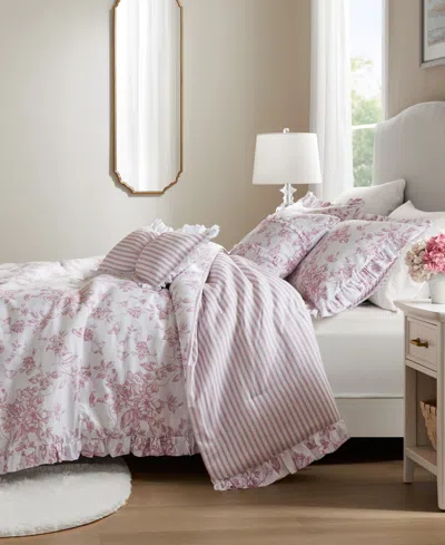 Madison Park Essentials Adele Reversible 5-pc. Comforter Set, King In Pink