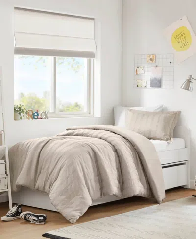 510 Design Logan Woven Striped 5-pc. Comforter Set, Twin/twin Xl In Neutral