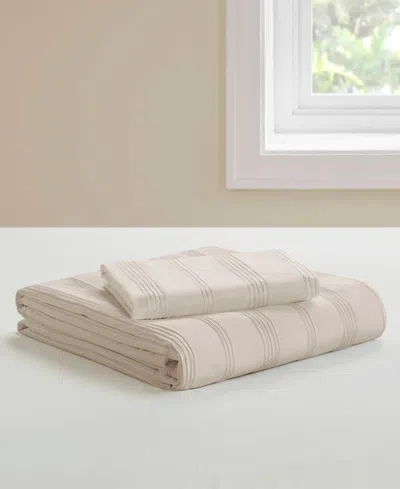 510 Design Logan Woven Striped 5-pc. Comforter Set, Twin/twin Xl In Neutral