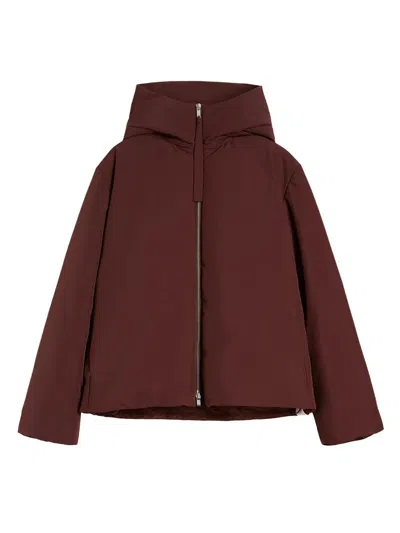 Jil Sander 06 Puffer Jackets Bordeaux In Burgundy