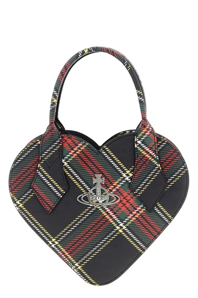 Vivienne Westwood Borsa A Mano Josephine Heart In Similpelle Stampata Donna In Multi