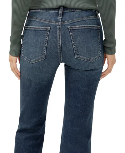 Silver Jeans Co. Women's Most Wanted Mid Rise Flare Leg Jeans In Blue