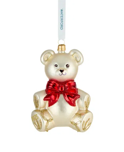 Waterford 2025 Holiday Heirlooms First Teddy Ornament In Gold