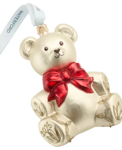 Waterford 2025 Holiday Heirlooms First Teddy Ornament In Gold