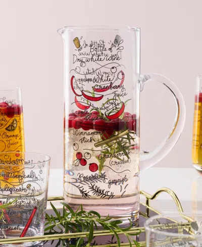 Kate Spade Make Merry Pitcher In Multi