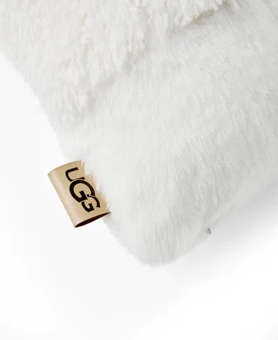 Ugg Corben Patchwork Decorative Pillow, 14" X 30" In White