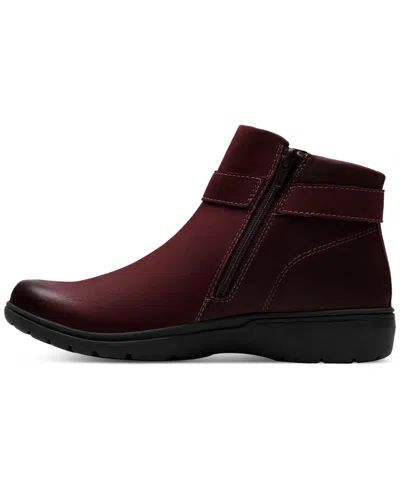 Clarks Carleigh Drift In Burgundy