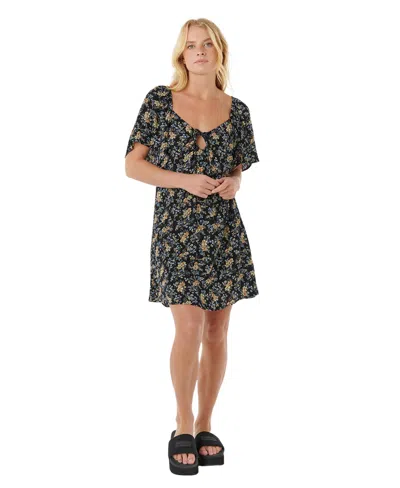 Rip Curl Women's Pacific Rider Ditsy Printed Mini Dress In Blue
