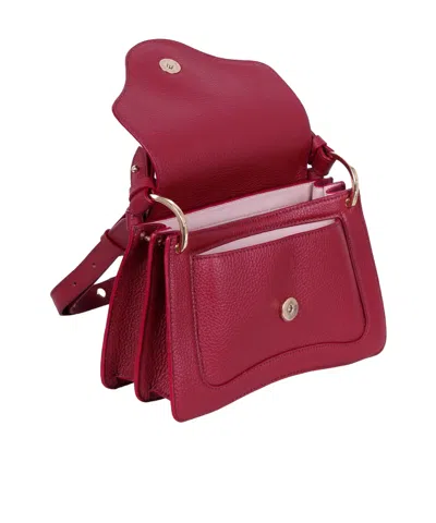 Coccinelle Small C-me Tote Bag In Red