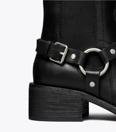 Tory Burch Ankle Boots With Block Heel And Buckle In Black