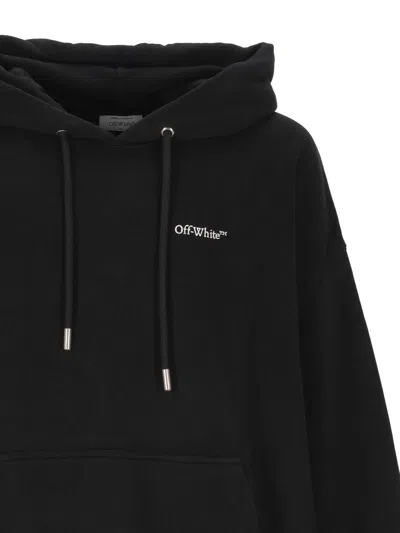 Off-white Off White Off White Knitted Hoodie In Black